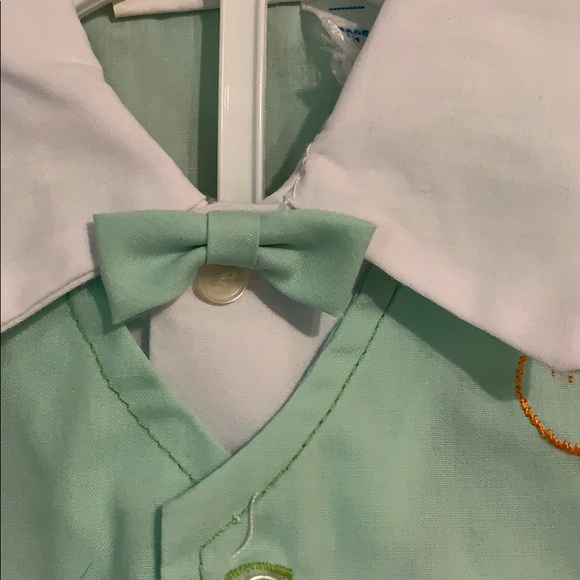 Catton Candy Mint Green Teddy Bear Vintage 2 Pc - Picture 3 of 7